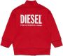 Diesel Kids Sweater met logoprint Rood - Thumbnail 2
