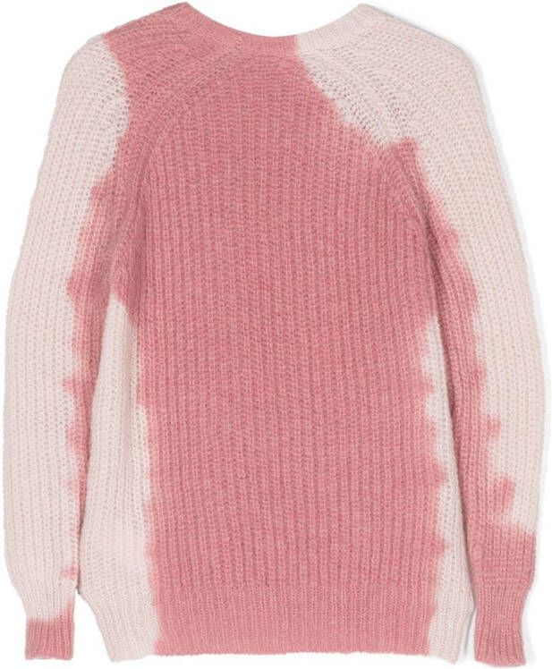 Diesel Kids Sweater met wafelpatroon Roze