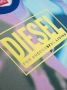 Diesel Kids T-shirt met abstracte print Blauw - Thumbnail 3