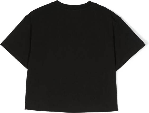 Diesel Kids T-shirt met geborduurd logo Zwart