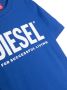 Diesel Kids T-shirt met logoprint Blauw - Thumbnail 3
