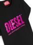 Diesel Kids T-shirt met pailletten Zwart - Thumbnail 3