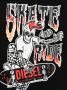 Diesel Kids T-shirt met print Zwart - Thumbnail 3