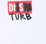 Diesel Kids Tdiegosb10 T-shirt met tekst Wit - Thumbnail 4
