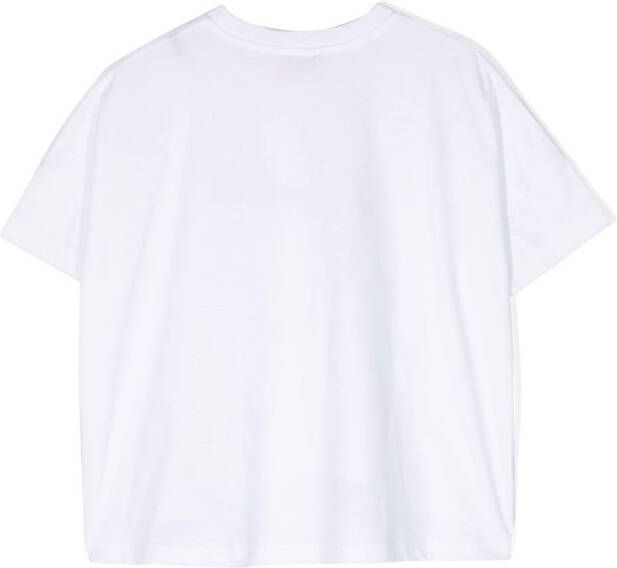 Diesel Kids T-shirt met logoprint Wit