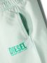 Diesel Kids Trainingsshorts met logoprint Groen - Thumbnail 3
