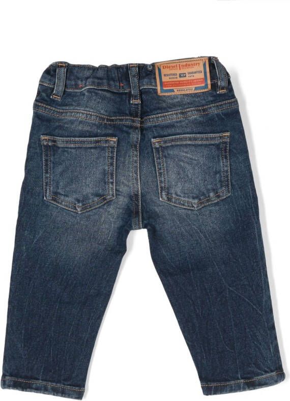 Diesel Kids Verwassen jeans Blauw