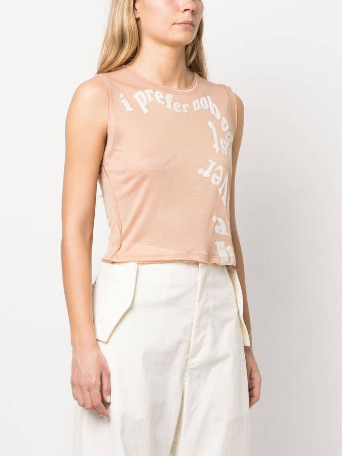 Diesel Mouwloze top Beige