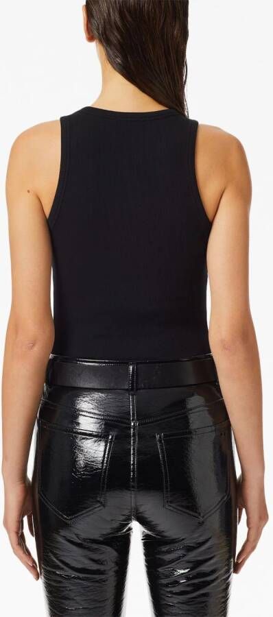 Diesel T-Anky-D tanktop met logo-applicatie Zwart