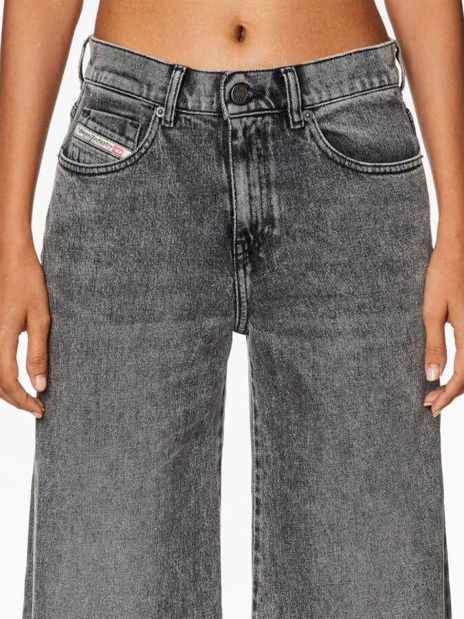 Diesel Low waist jeans Grijs
