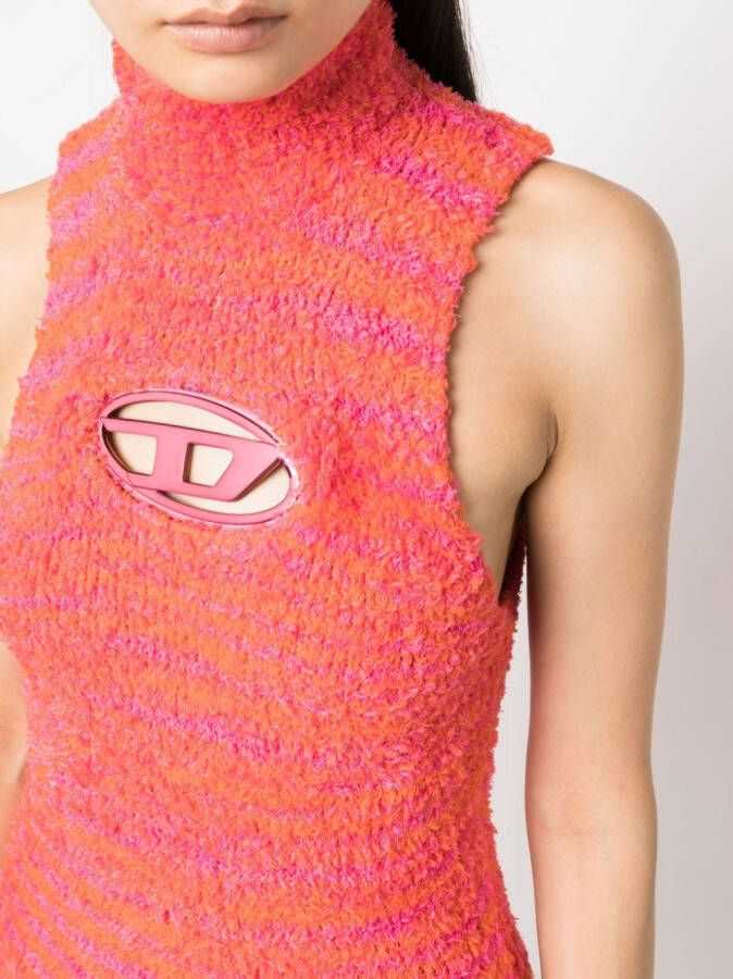 Diesel Leren jurk Roze