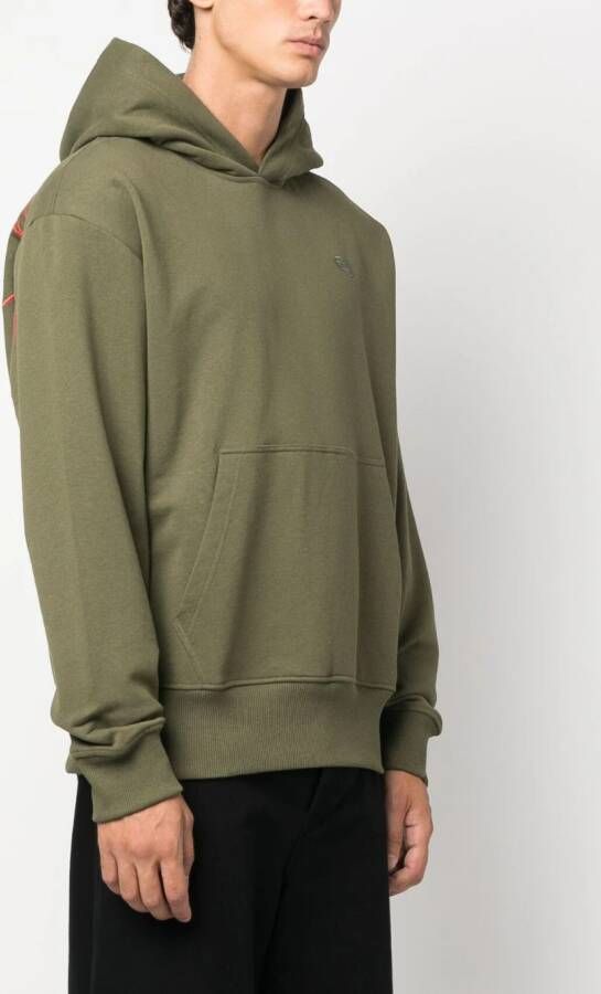 Diesel Macs hoodie met geborduurd logo Groen