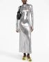 Diesel D-Mathilde L1 maxi-jurk met metallic-effect Grijs - Thumbnail 2