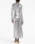 Diesel D-Mathilde L1 maxi-jurk met metallic-effect Grijs - Thumbnail 4