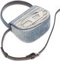 Diesel 1DR XS leren crossbodytas Blauw - Thumbnail 5