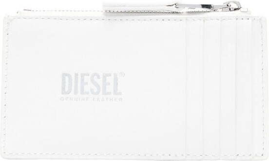 Diesel Paoulina logo-plaque purse Wit