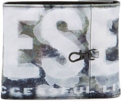 Diesel Rave portemonnee met logoprint Groen