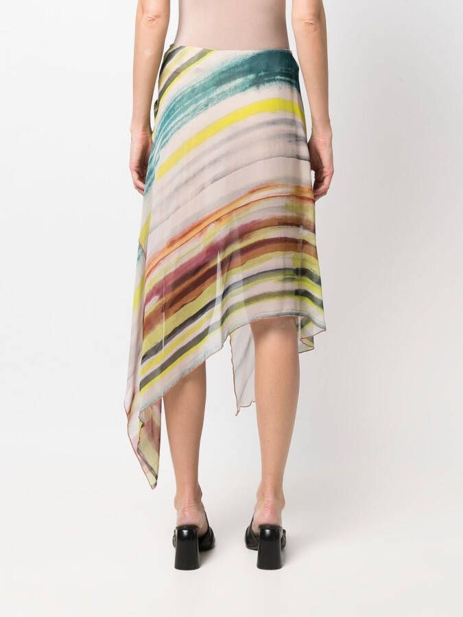 Diesel Rok met patchwork Groen
