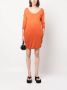 Diesel Jurk met ronde hals Oranje - Thumbnail 2