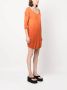 Diesel Jurk met ronde hals Oranje - Thumbnail 3