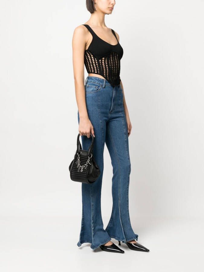 Diesel Shopper met logobedel Zwart