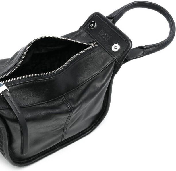 Diesel Shopper met logobedel Zwart