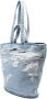 Diesel Shopper met ripdetail Blauw - Thumbnail 3