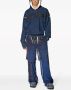 Diesel Shorts met geborduurde tekst Blauw - Thumbnail 1