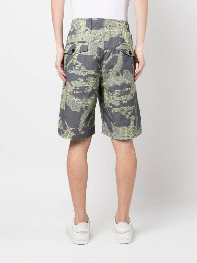 Diesel Shorts met print Grijs