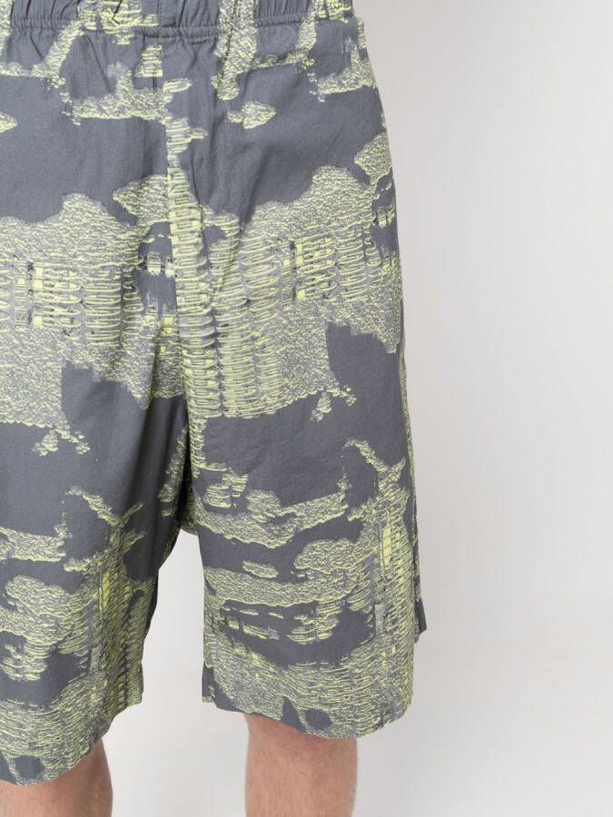 Diesel Shorts met print Grijs