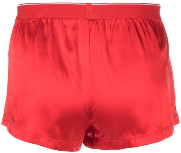 Diesel Ufsp-Lully zijden shorts Rood
