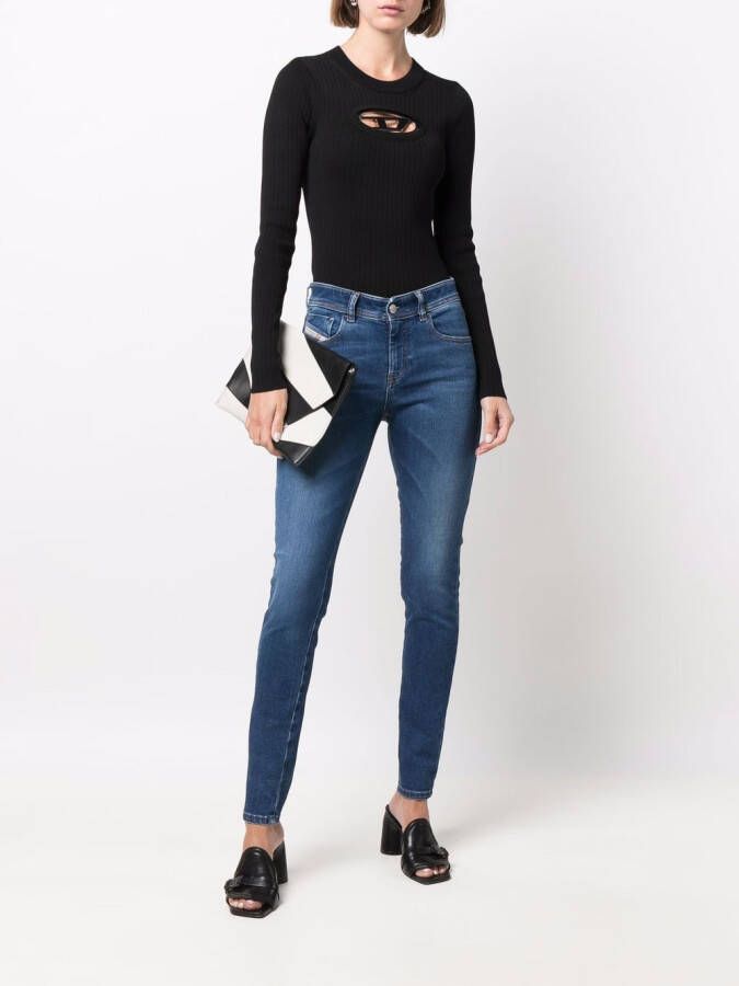 Diesel Skinny jeans Blauw