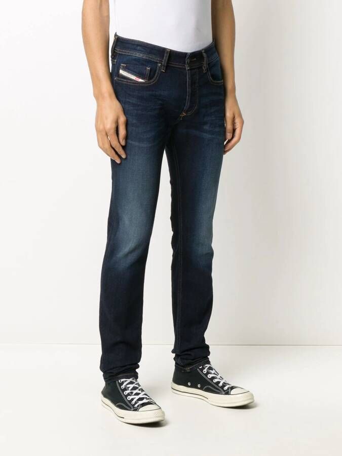 Diesel Skinny jeans Blauw