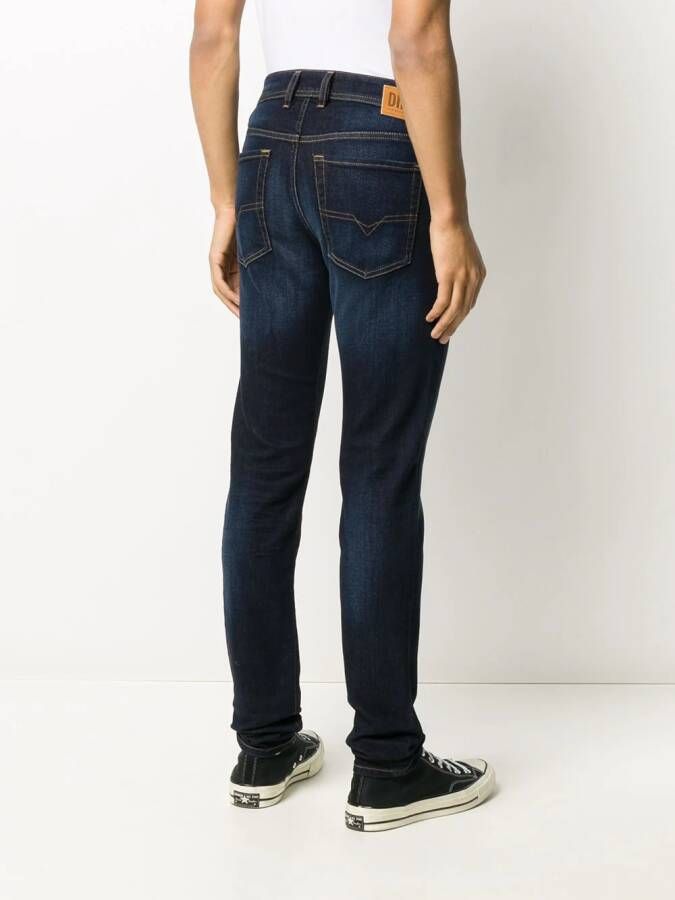 Diesel Skinny jeans Blauw
