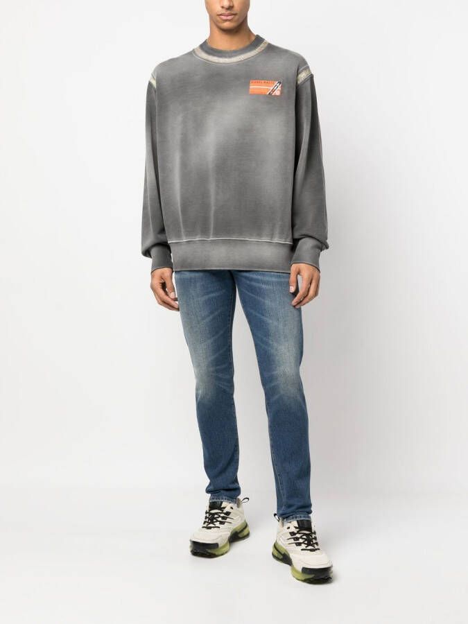 Diesel Slim-fit jeans Blauw