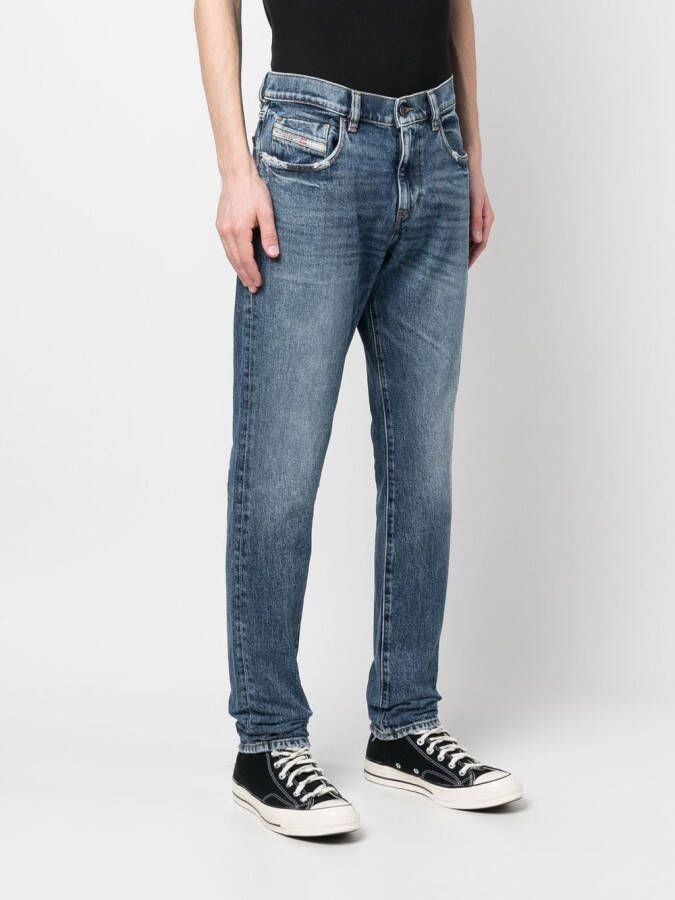 Diesel Slim-fit jeans Blauw