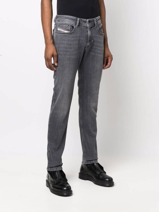 Diesel Slim-fit jeans Grijs