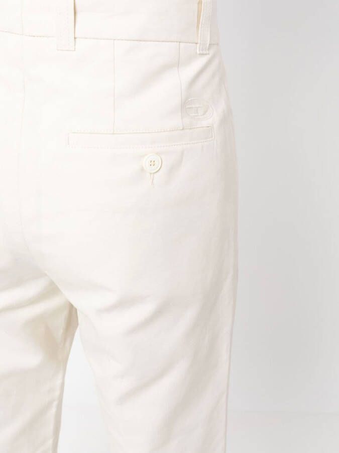 Diesel Straight broek Beige