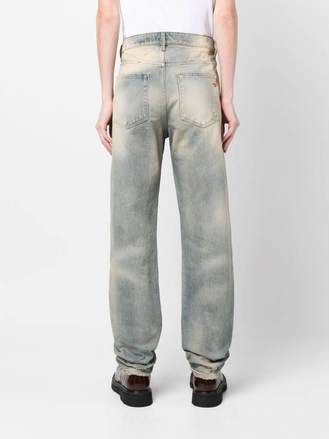 Diesel Straight jeans Blauw
