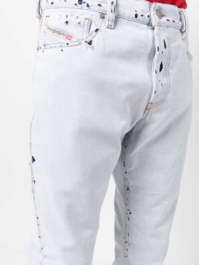 Diesel Straight jeans Blauw