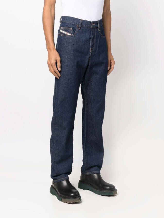 Diesel Straight jeans Blauw