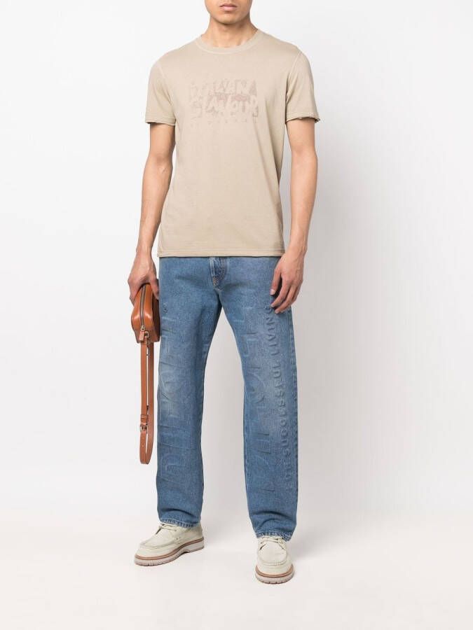 Diesel Straight jeans Blauw