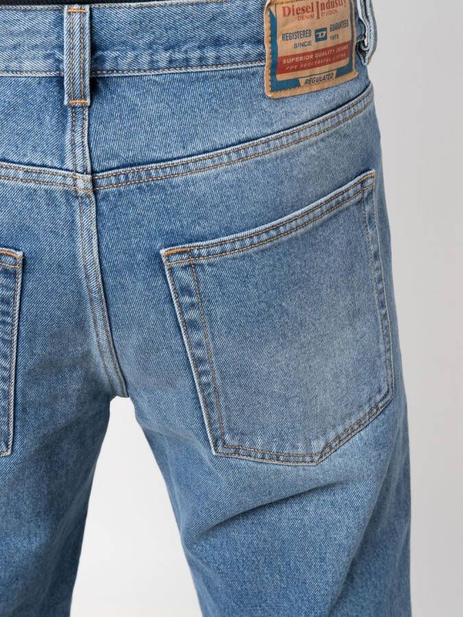 Diesel Straight jeans Blauw