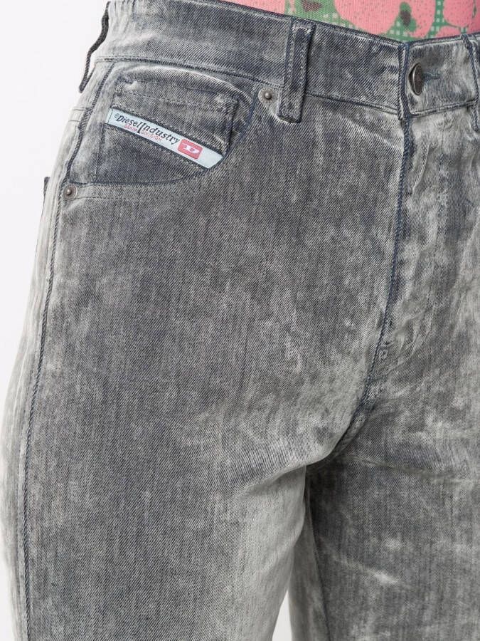 Diesel Straight jeans Grijs
