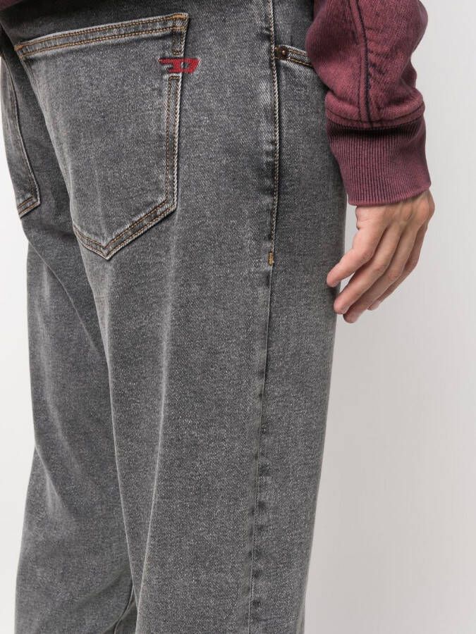 Diesel Straight jeans Grijs