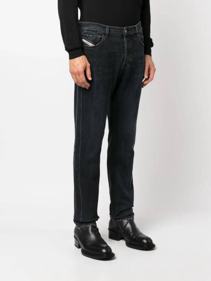 Diesel Straight jeans Zwart