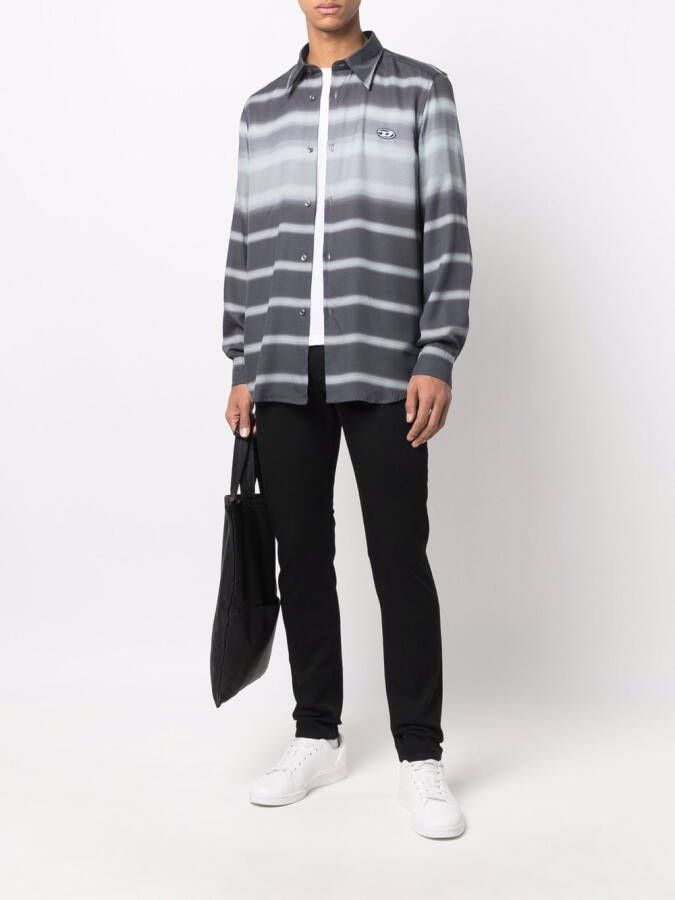 Diesel Straight jeans Zwart