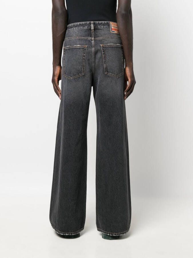 Diesel Straight jeans Zwart
