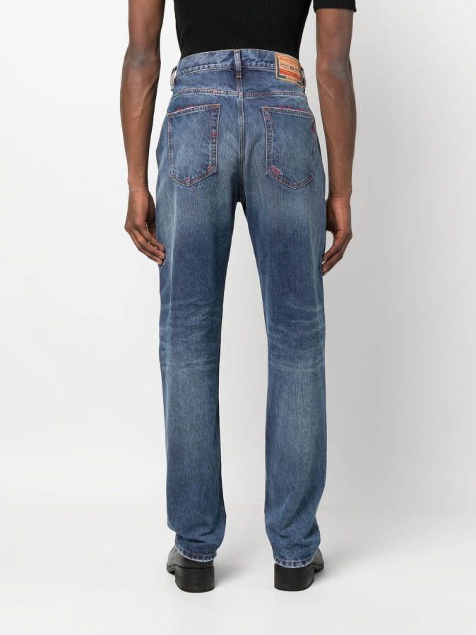 Diesel Straight jeans Blauw