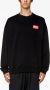 Diesel S-Nlabel-L1 sweater met logo-applicatie Zwart - Thumbnail 3